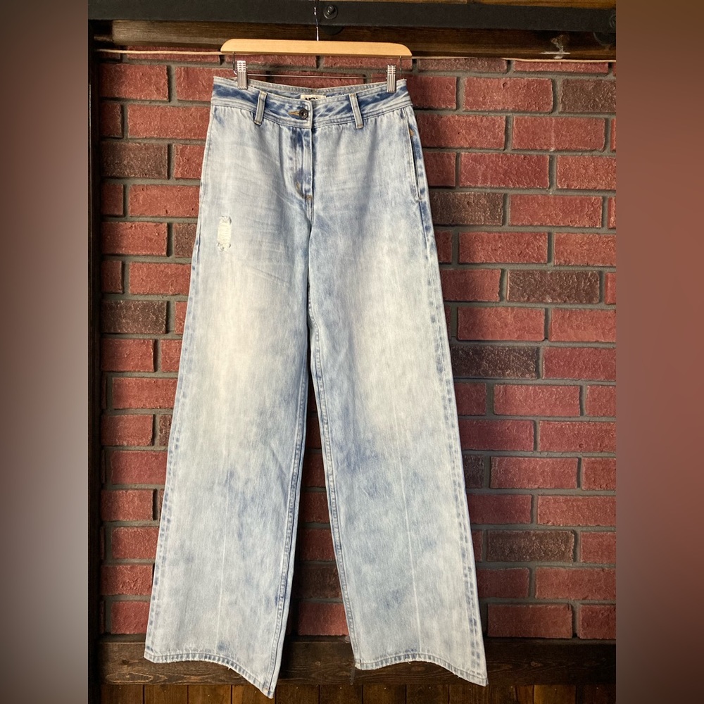 NEON JEANS | High rise Wide leg| size 27